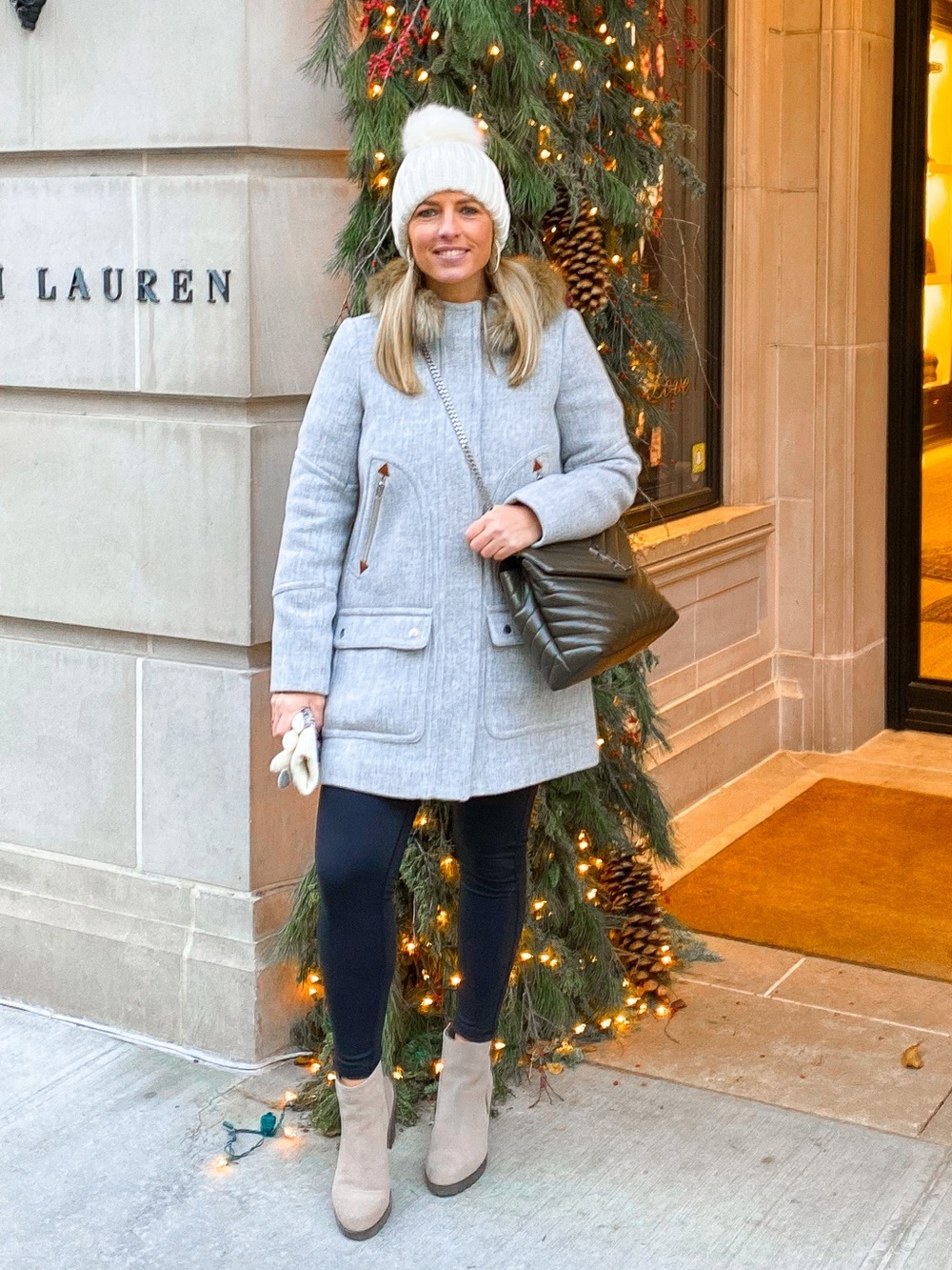 J. Crew Parka with Faux Fur Trim - Picture 2 of 13